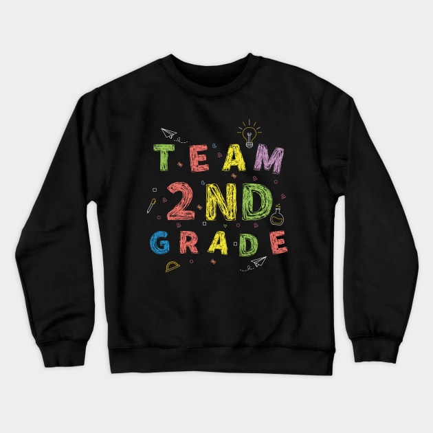 Team 2st Grade First Day of School Crewneck Sweatshirt by Gaming champion